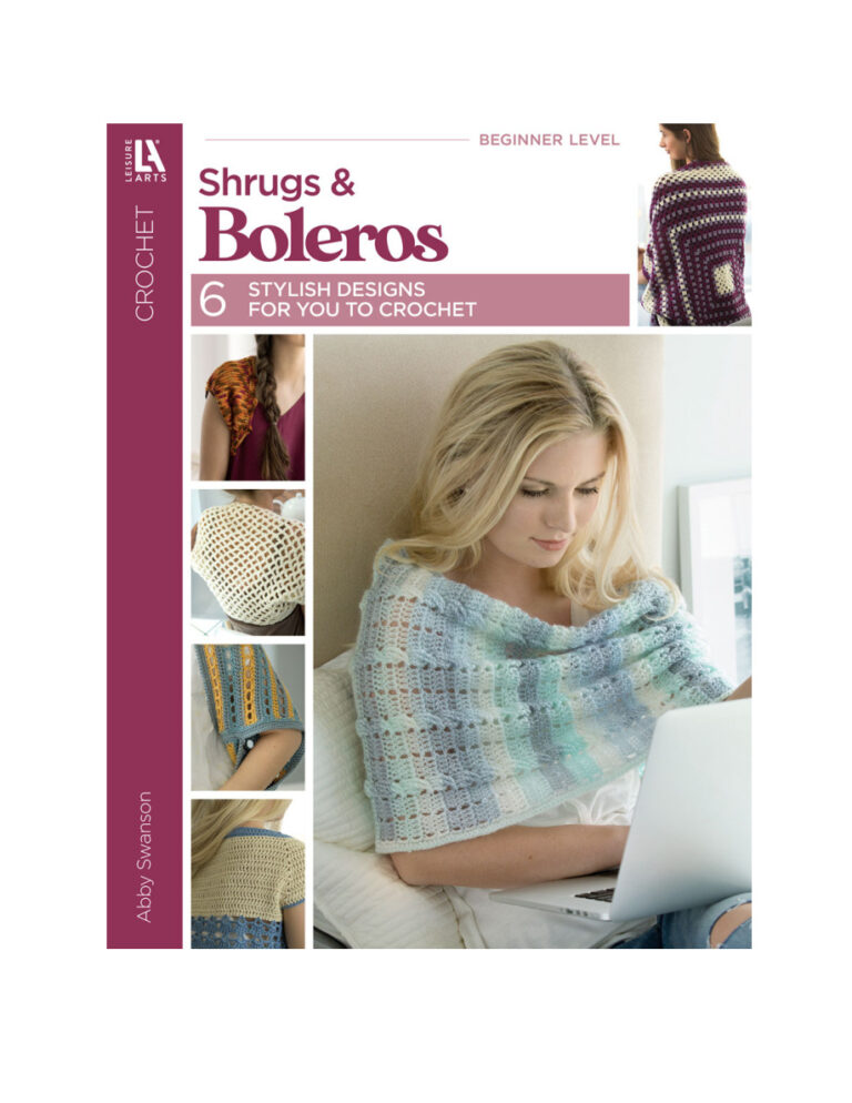 Crochet Shrugs n Boleros Abbey Swanson Kitap Kapağı