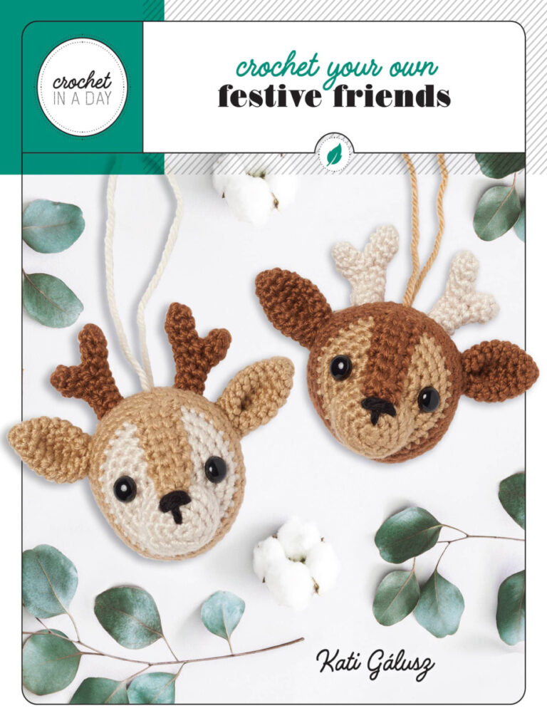 Crochet Your Own Reindeer Ornaments Kati Galusz Kitap Kapağı