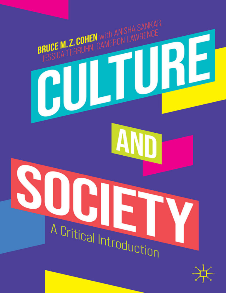 Culture and Society Bruce M Z Cohen Kitap Kapağı