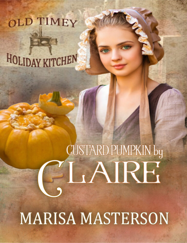 Custard pumpkin pie by claire Marisa Masterson Kitap Kapağı