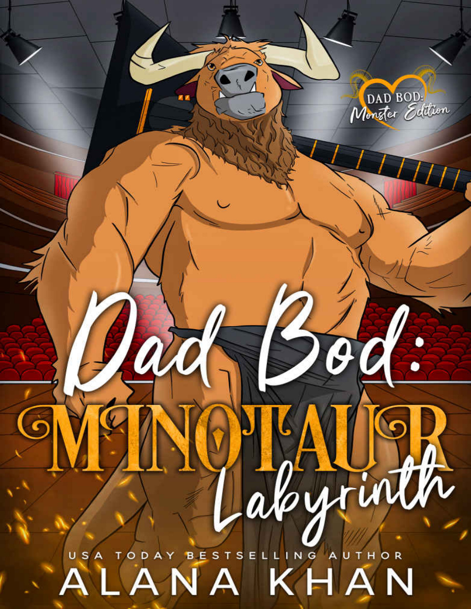 Dad Bod Minotaur Labyrinth Alana Khan Kitap Kapağı