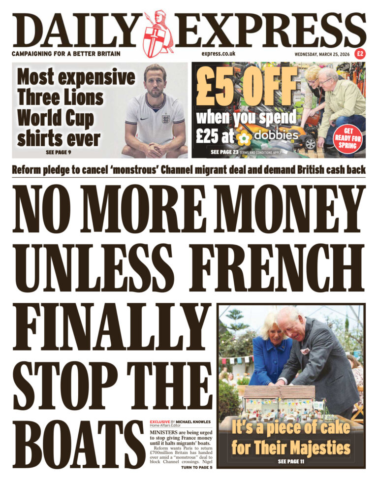 Daily Express 25 March 2026 Daily Express Kitap Kapağı