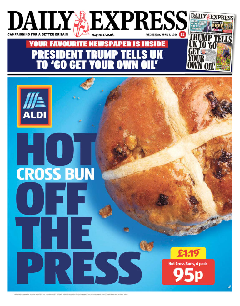 Daily Express April 01 2026 Daily Express Kitap Kapağı