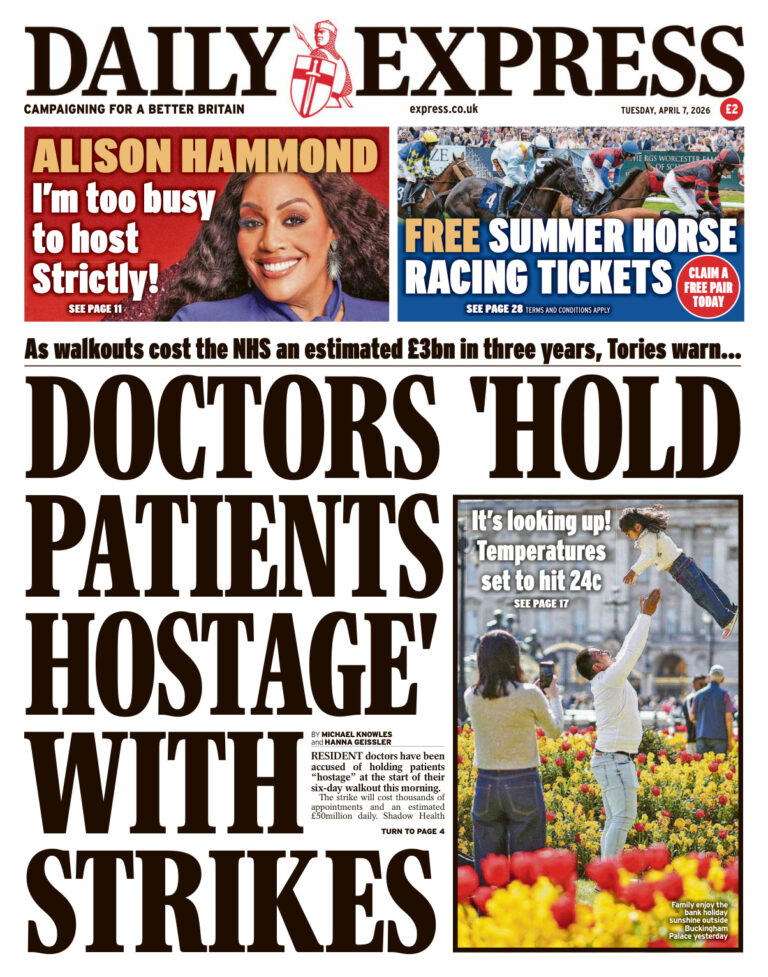 Daily Express April 07 2026 Daily Express Kitap Kapağı