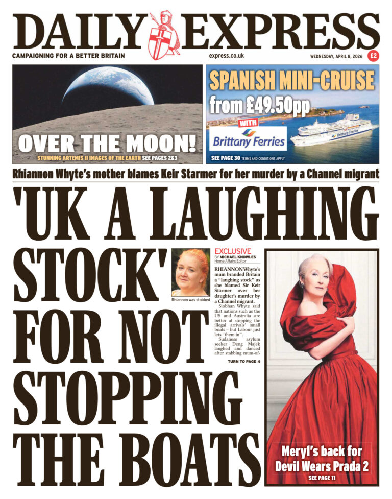 Daily Express April 08 2026 Daily Express Kitap Kapağı