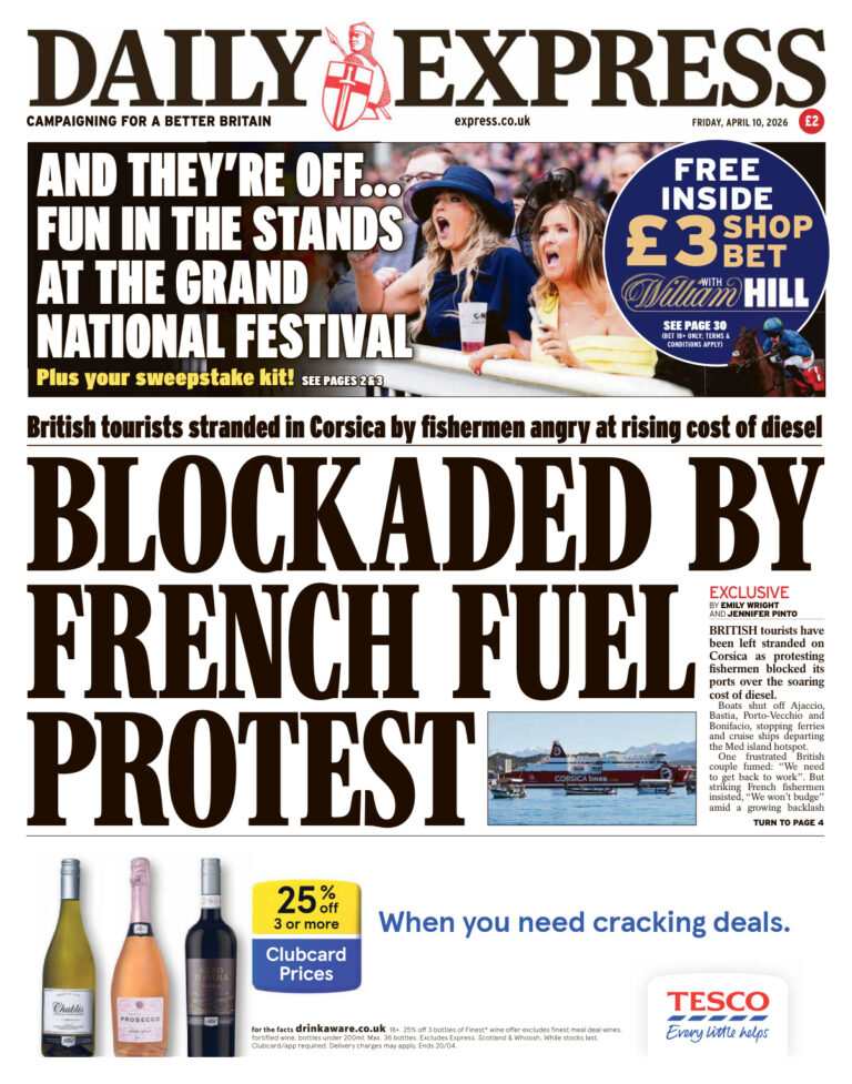 Daily Express April 10 2026 Daily Express Kitap Kapağı