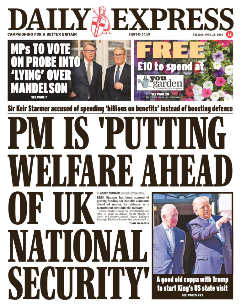 Daily Express April 28 2026 Daily Express Kitap Kapağı