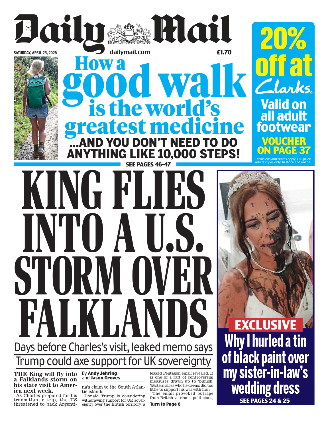 Daily Mail 25 April 2026 Daily Mail Kitap Kapağı