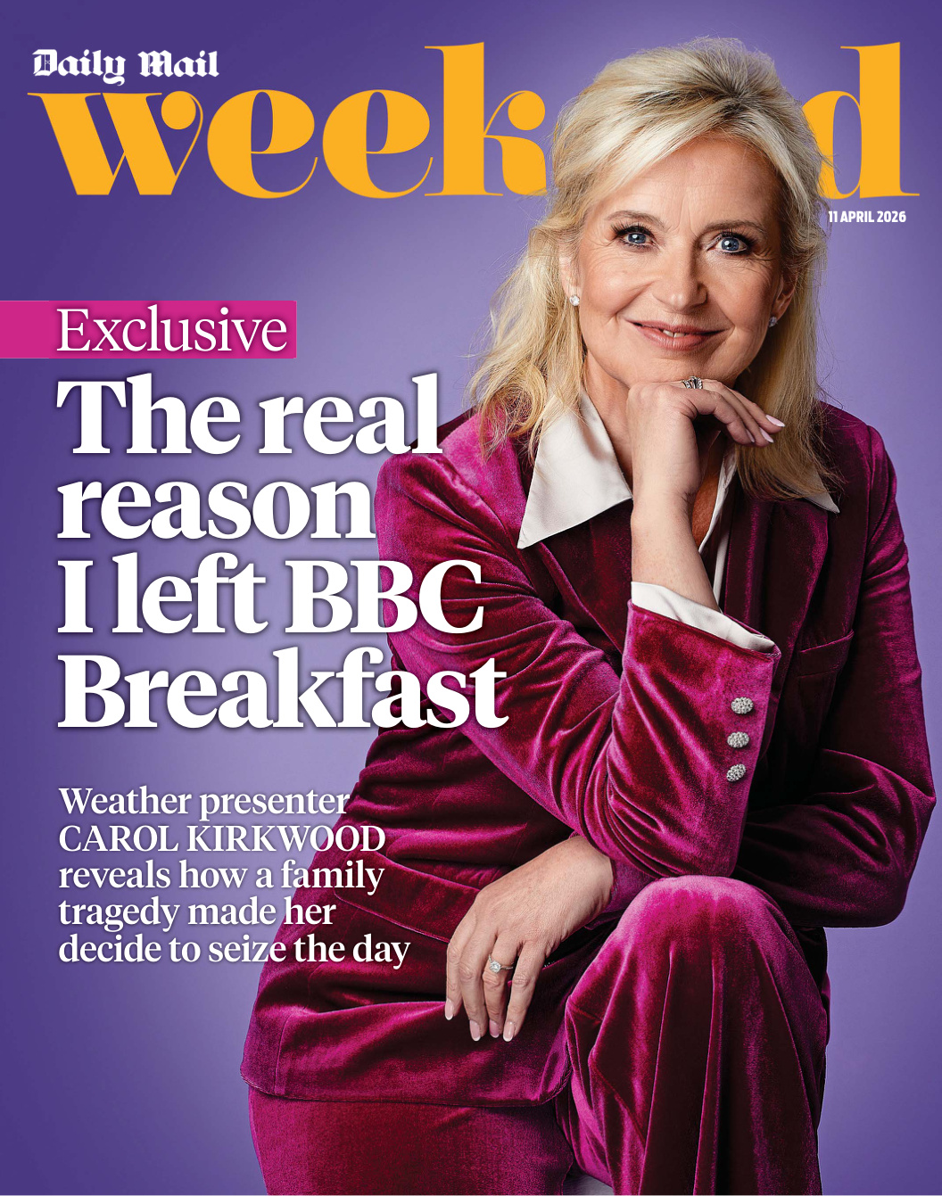 Daily Mail Weekend Magazine 11 April 2026 Daily Mail Weekend Magazine Kitap Kapağı