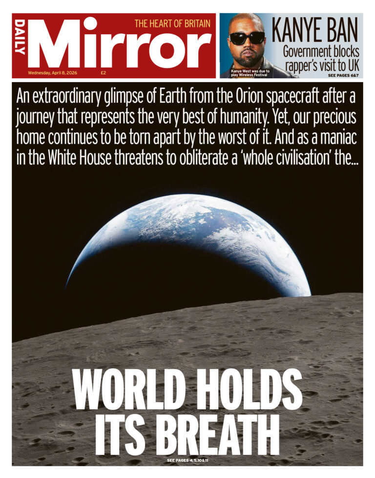 Daily Mirror April 08 2026 Daily Mirror Kitap Kapağı