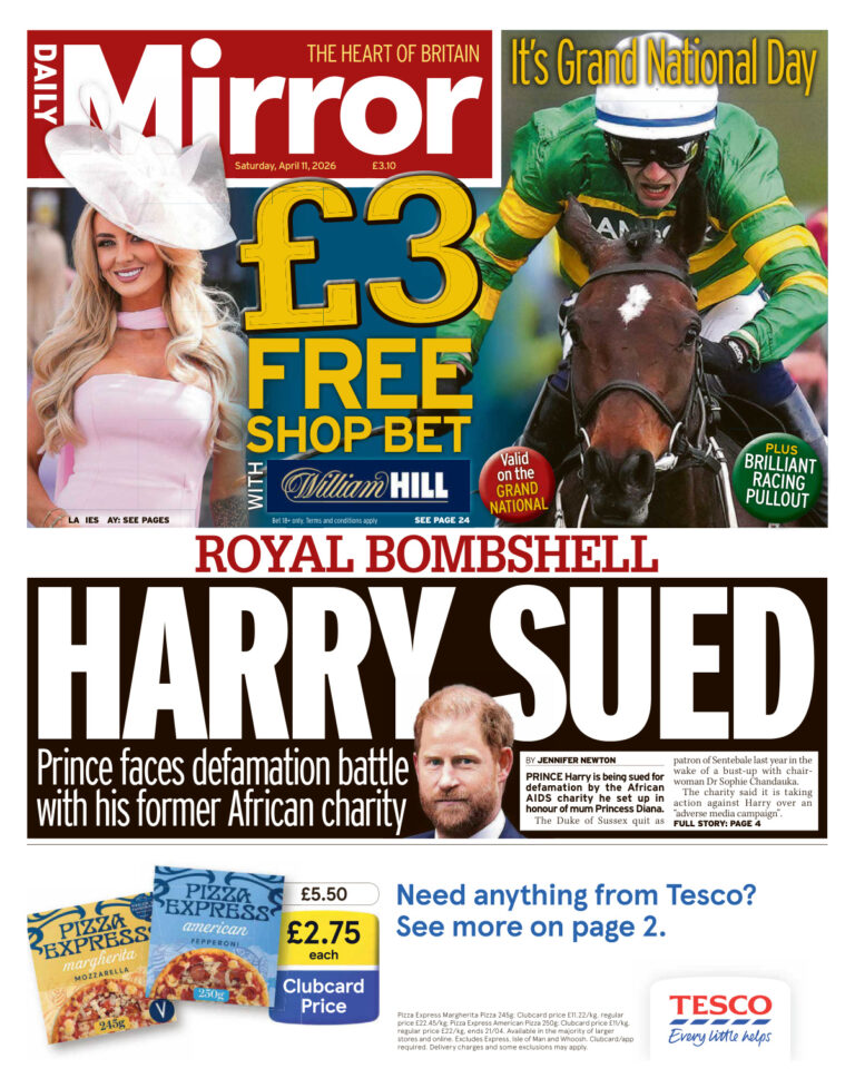 Daily Mirror April 11 2026 Daily Mirror Kitap Kapağı