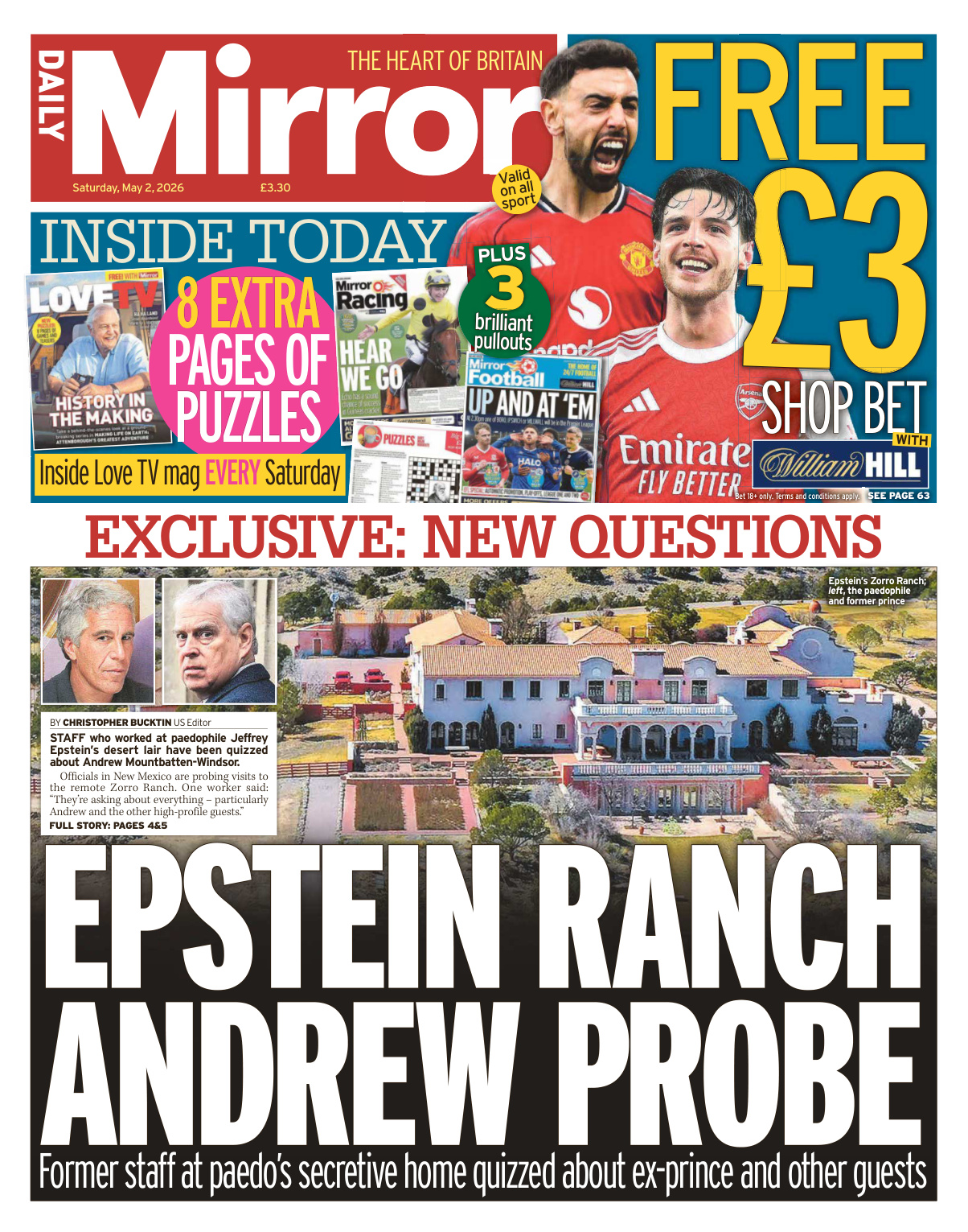 Daily Mirror May 02 2026 Daily Mirror Kitap Kapağı