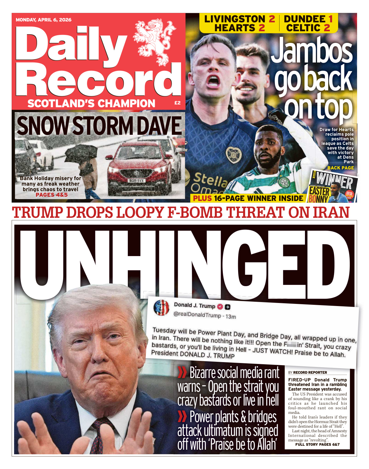 Daily Record April 06 2026 Daily Record Kitap Kapağı