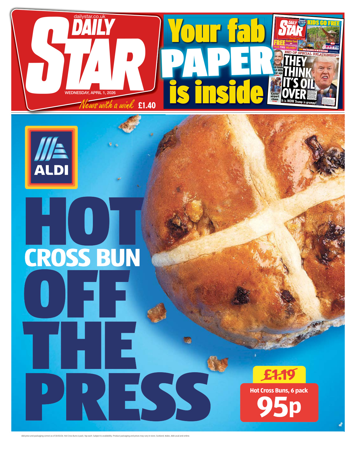 Daily Star April 01 2026 Daily Star Kitap Kapağı