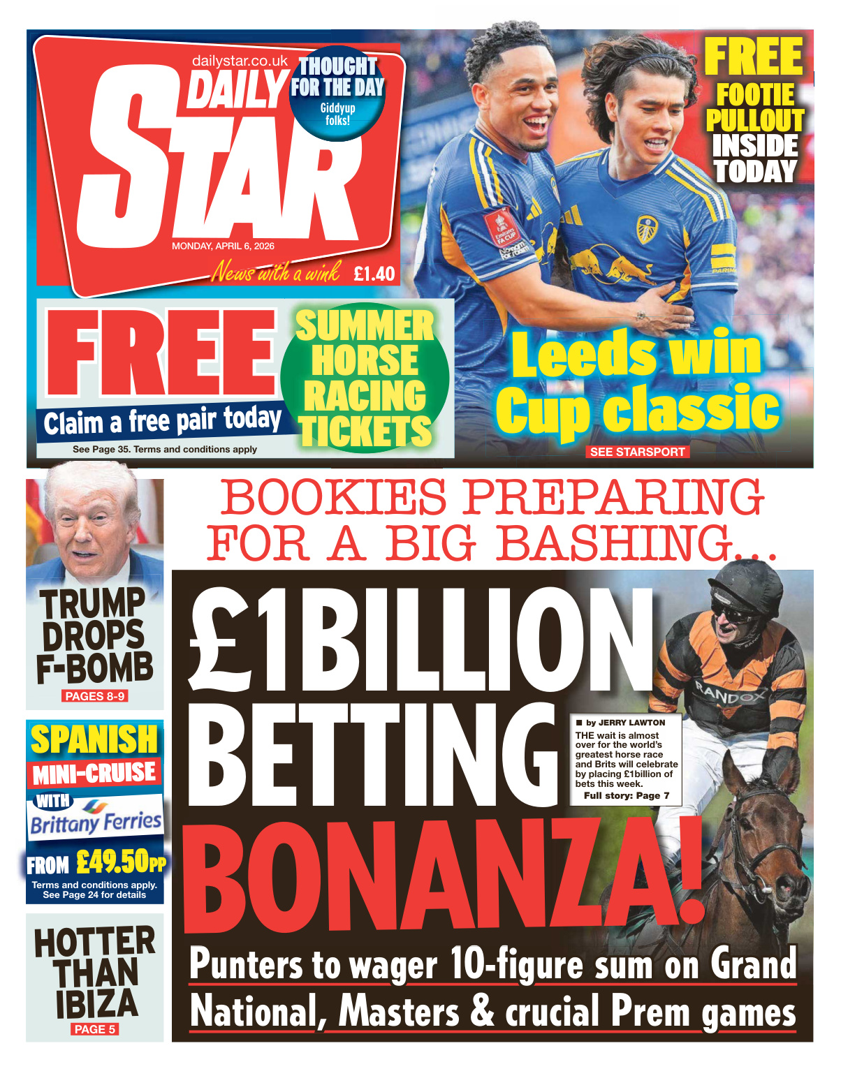Daily Star April 06 2026 Daily Star Kitap Kapağı
