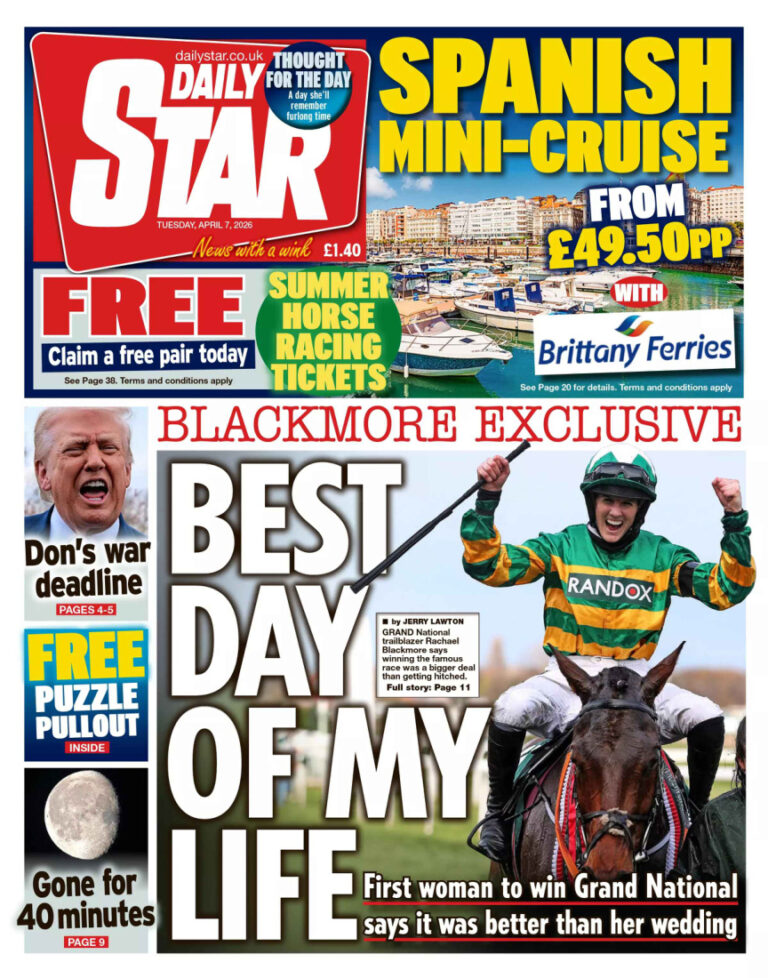 Daily Star April 07 2026 Daily Star Kitap Kapağı