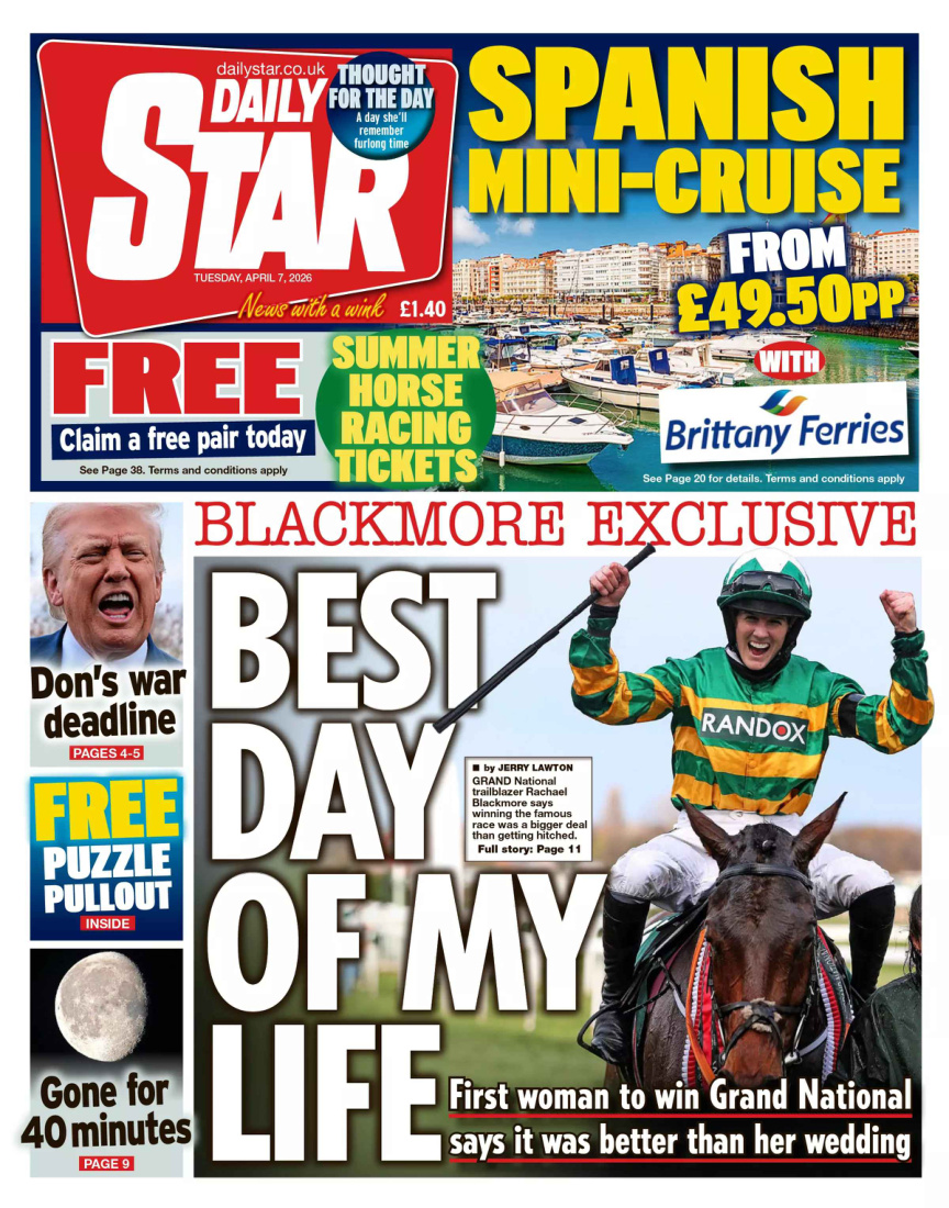 Daily Star April 07 2026 Daily Star Kitap Kapağı
