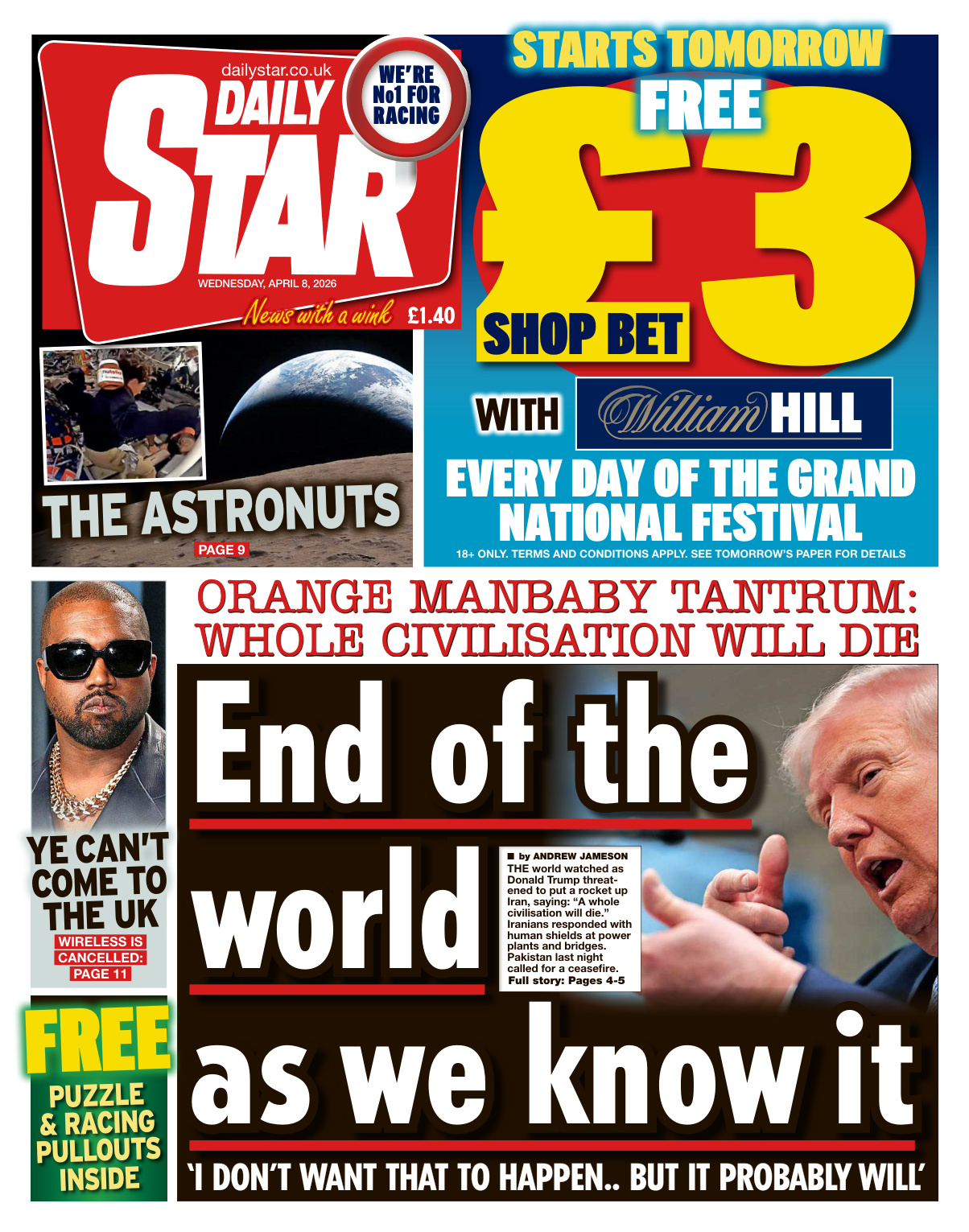 Daily Star April 08 2026 Daily Star Kitap Kapağı