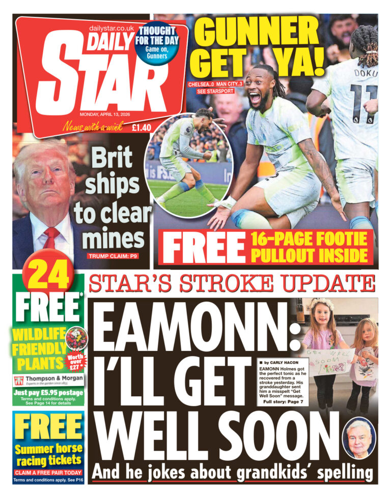 Daily Star April 13 2026 Daily Star Kitap Kapağı