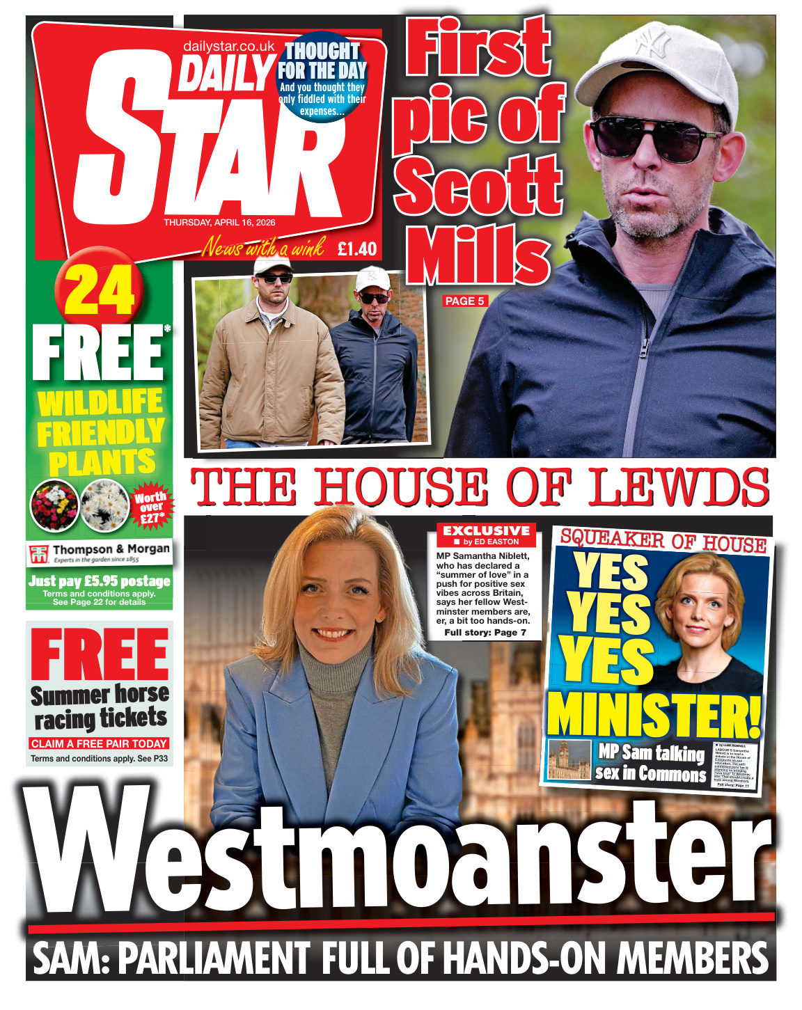 Daily Star April 16 2026 Daily Star Kitap Kapağı