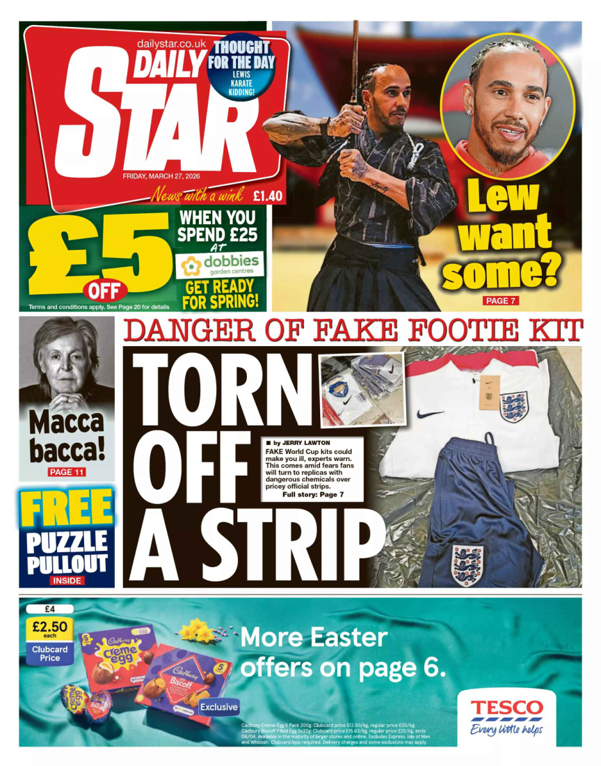 Daily Star March 27 2026 Daily Star Kitap Kapağı