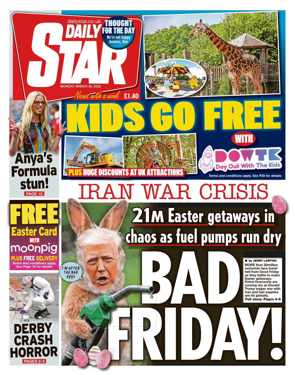 Daily Star March 30 2026 Daily Star Kitap Kapağı