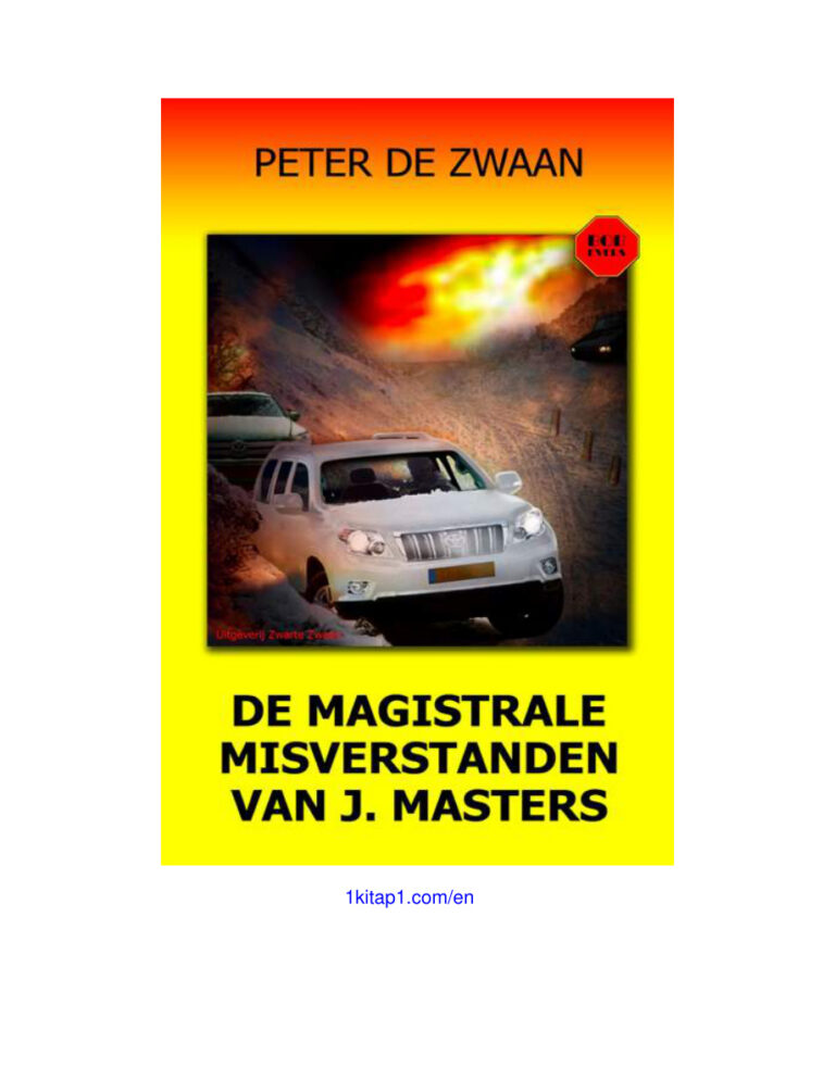 De Magistrale misverstanden van J Masters Dutch Edition Peter de Zwaan Kitap Kapağı