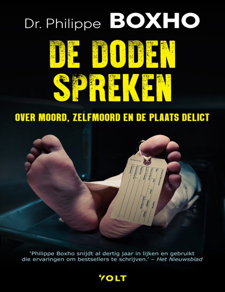 De doden spreken Philippe Boxho Kitap Kapağı