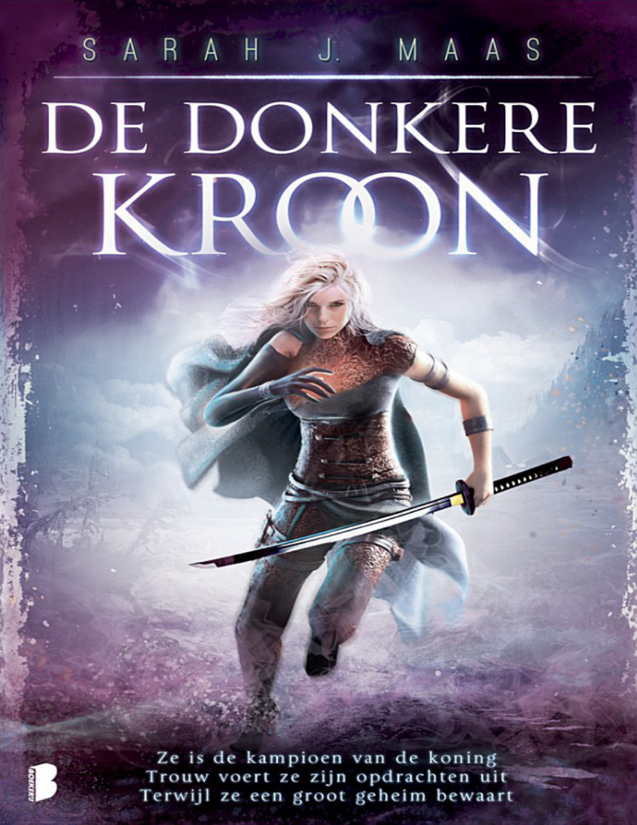 De donkere troon De glazen troon 2 Dutch Edition Sarah J Maas Kitap Kapağı