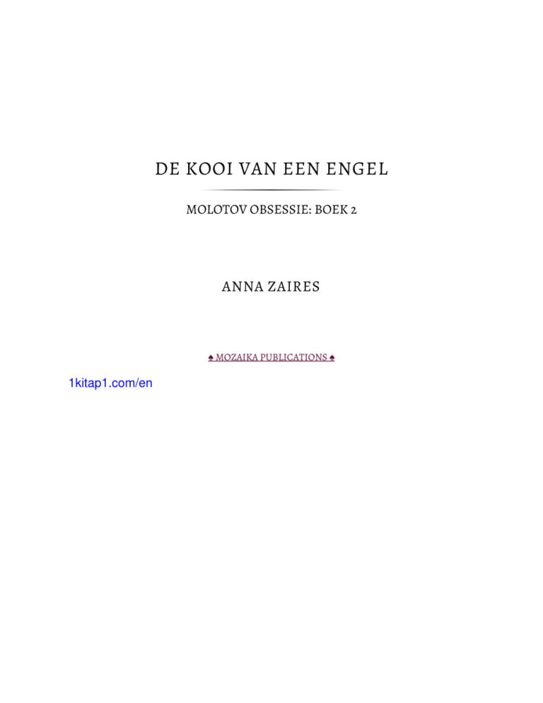 De kooi van een engel Dutch Edition Anna zaires Kitap Kapağı