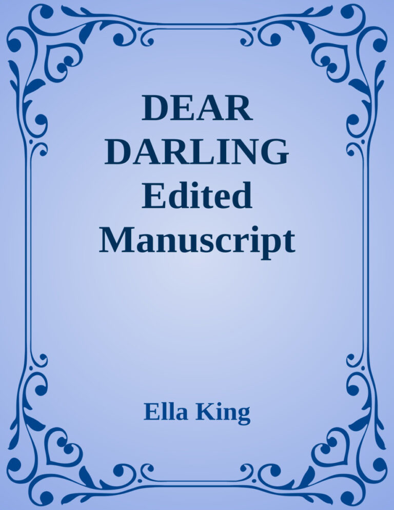 Dear Darling Ella King Kitap Kapağı