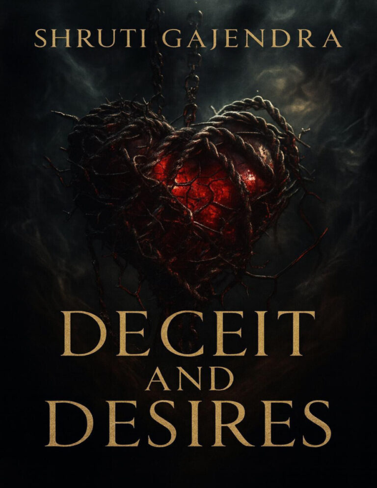 Deceit and desires Shruti gajendra Kitap Kapağı
