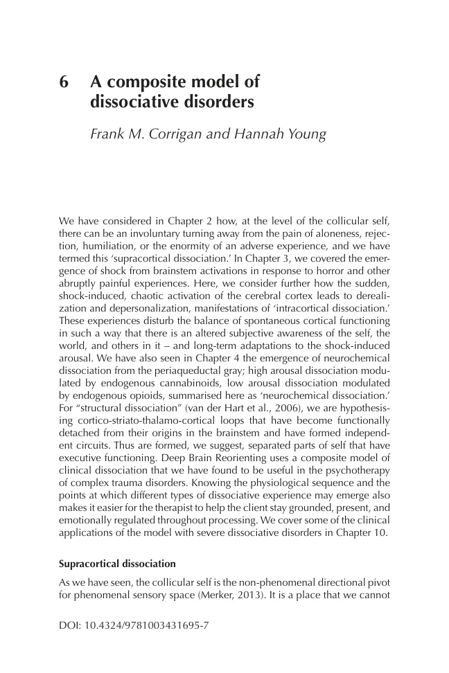 Deep Brain Reorienting Frank M Corrigan Kitap Kapağı