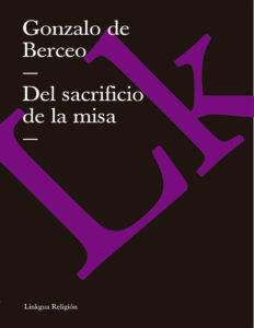 Del sacrificio de la misa Spanish Edition Gonzalo de Berceo Kitap Kapağı