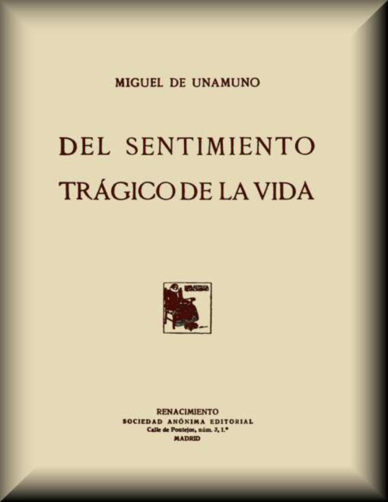 Del sentimiento tragico de la vida Spanish Edition Miguel de Unamuno Kitap Kapağı