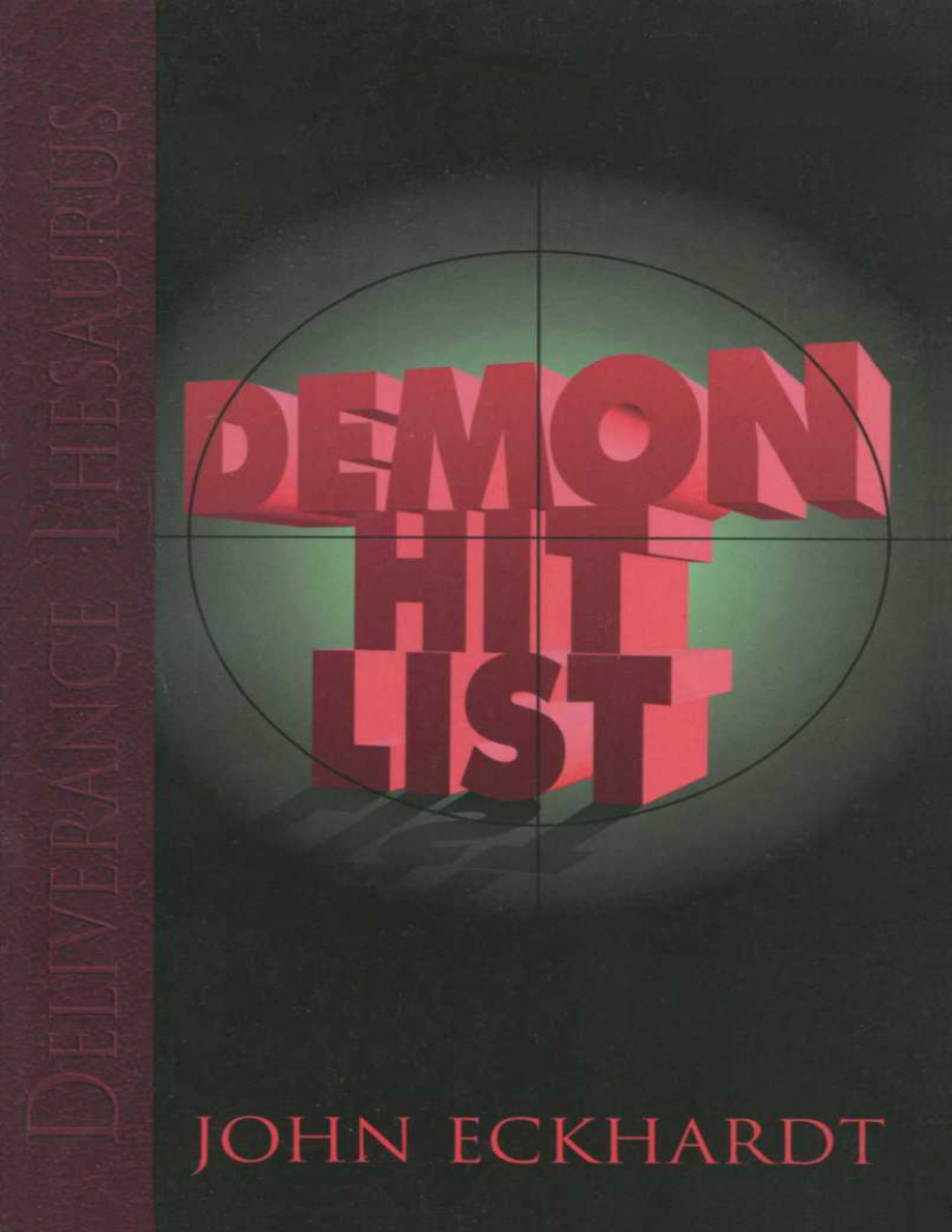 Demon Hit List John Eckhardt Kitap Kapağı
