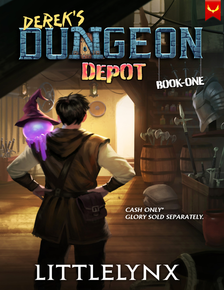 Dereks Dungeon Depot Little Lynx Kitap Kapağı