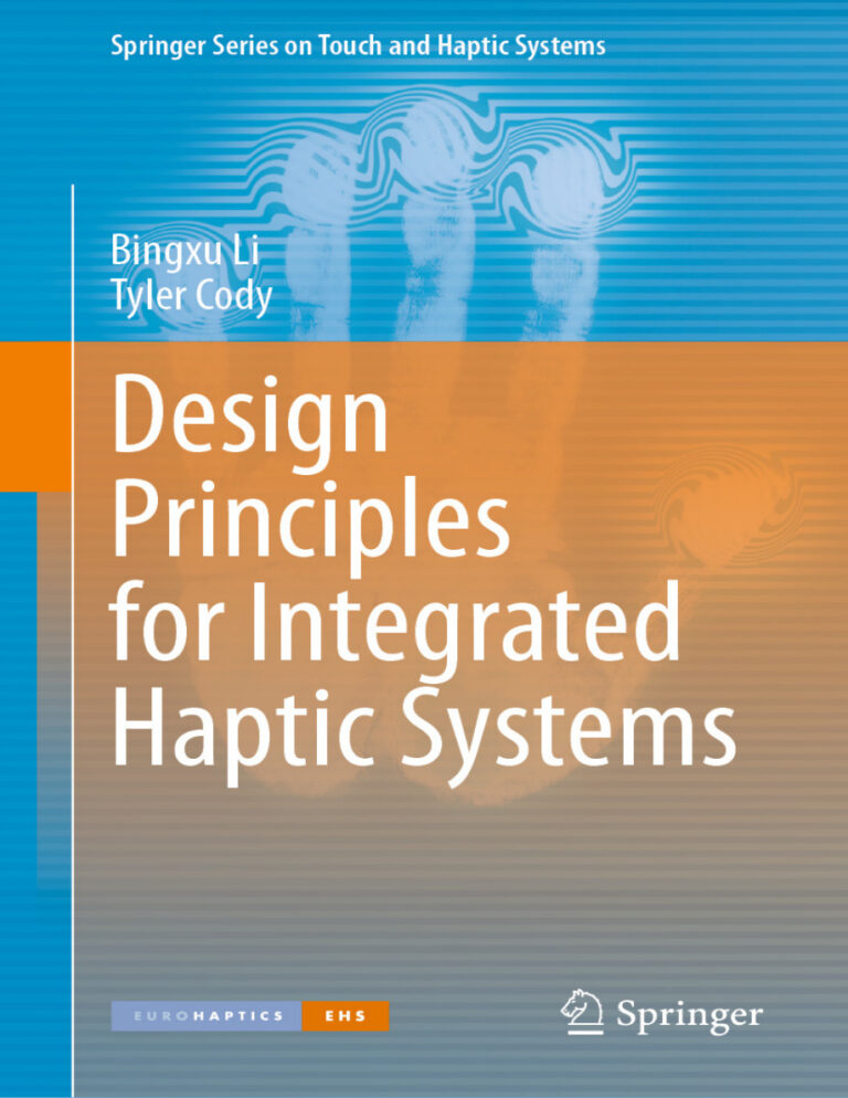 Design Principles for Integrated Haptic Systems Bingxu Li Kitap Kapağı