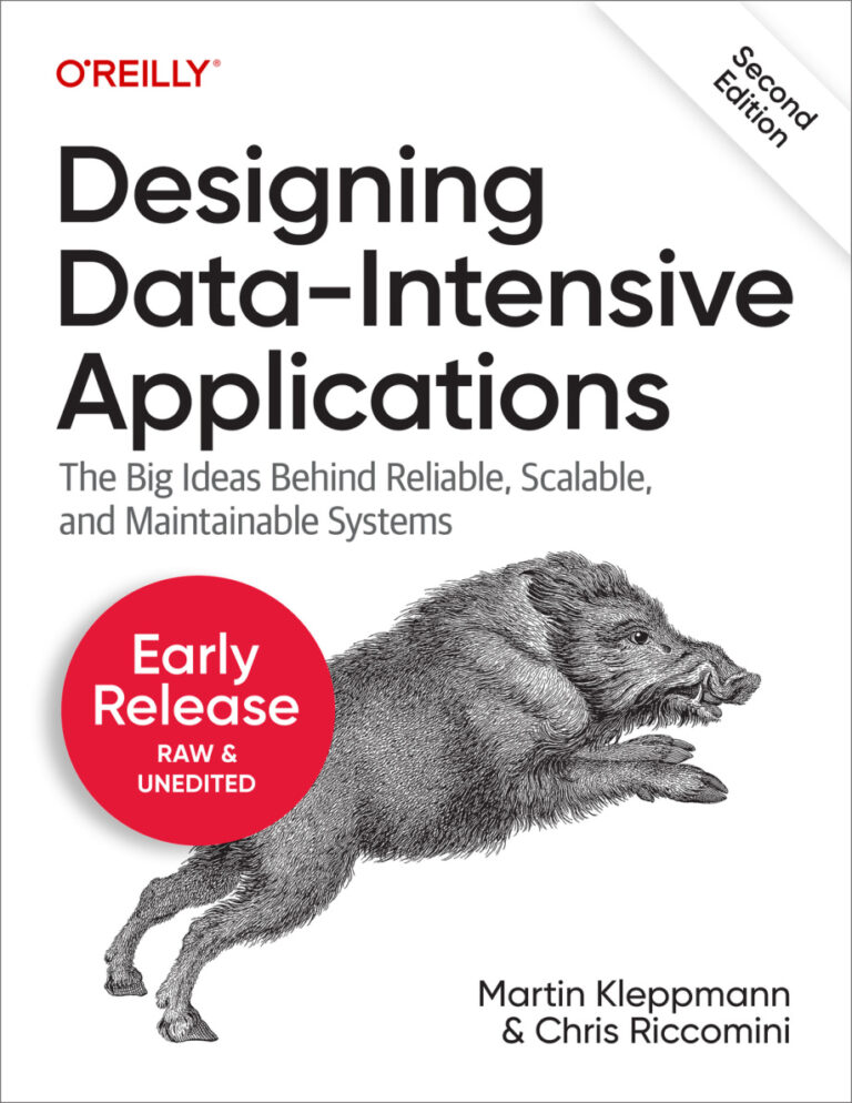 Designing Data Intensive Apllications 2nd Edition Martin Kleppmann Kitap Kapağı