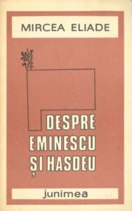 Despre Eminescu si Hasdeu Romanian Edition Mircea Eliade Kitap Kapağı