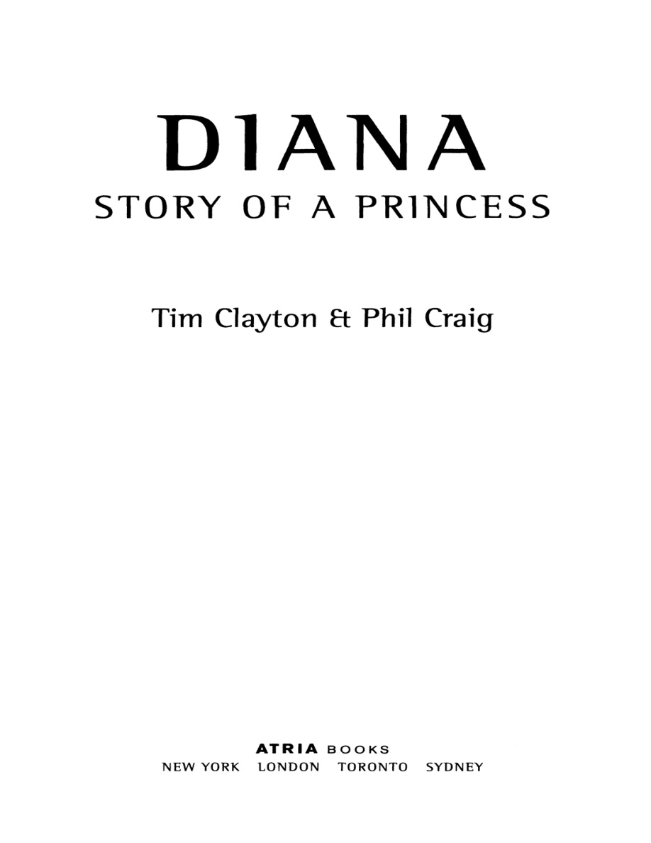 Diana story of a princess Tim Clayton Kitap Kapağı