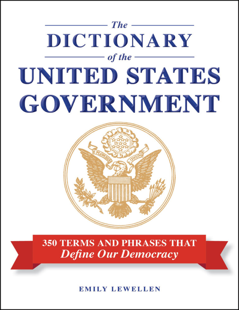 Dictionary of the United States Government Emily Lewellen Kitap Kapağı