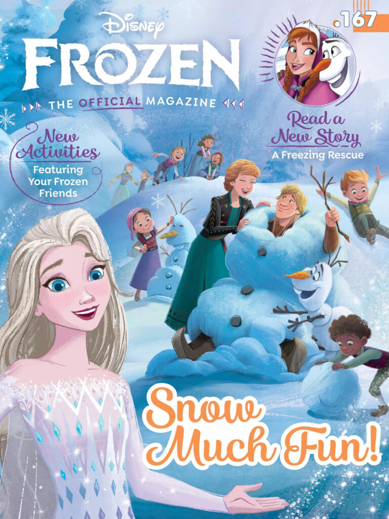 Disney Frozen The Official Magazine Issue 167 2026 Disney Frozen The Official Magazine Kitap Kapağı
