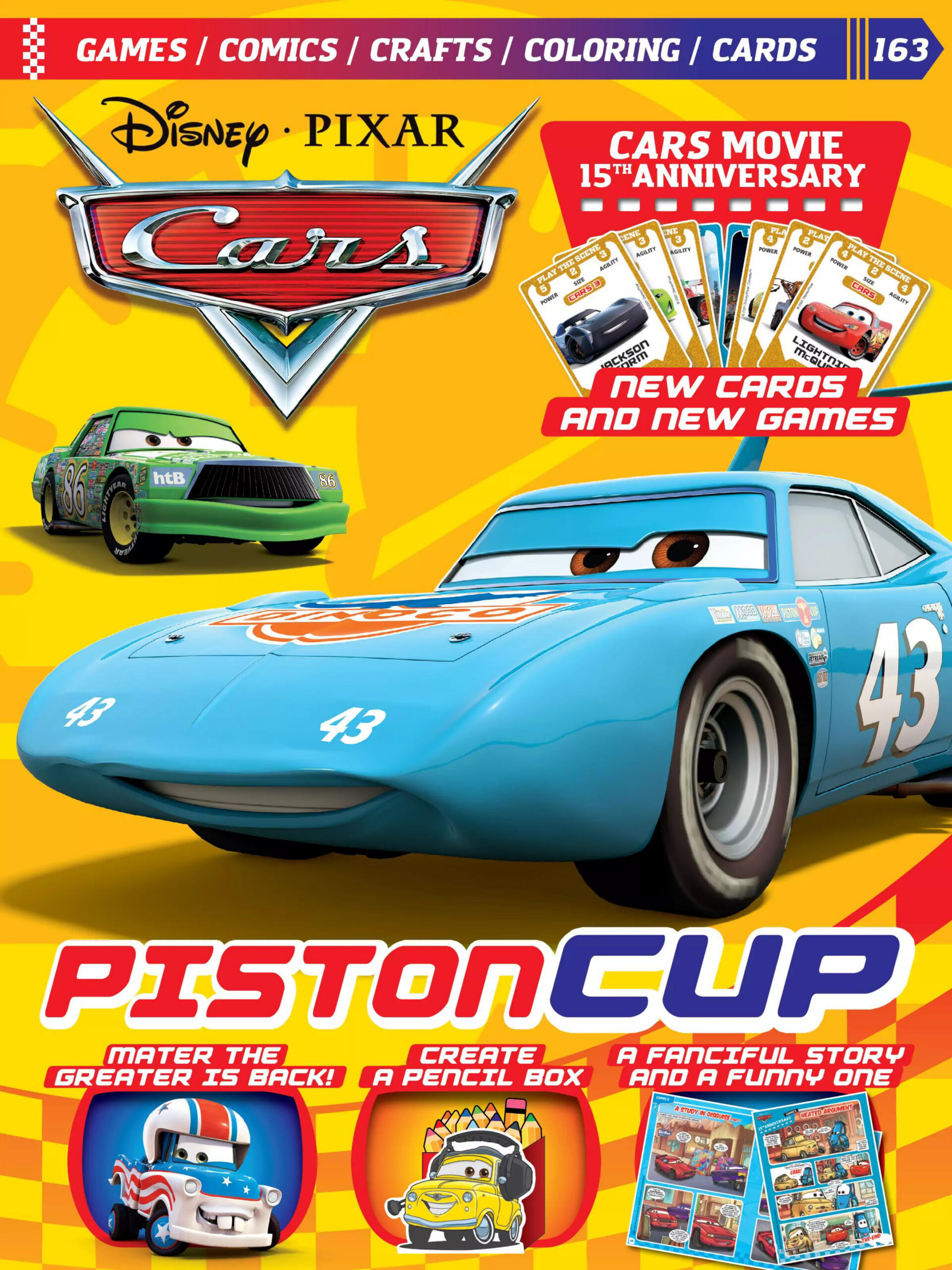 Disney Pixar Cars Magazine Issue 163 2026 Disney Pixar Cars Magazine Kitap Kapağı