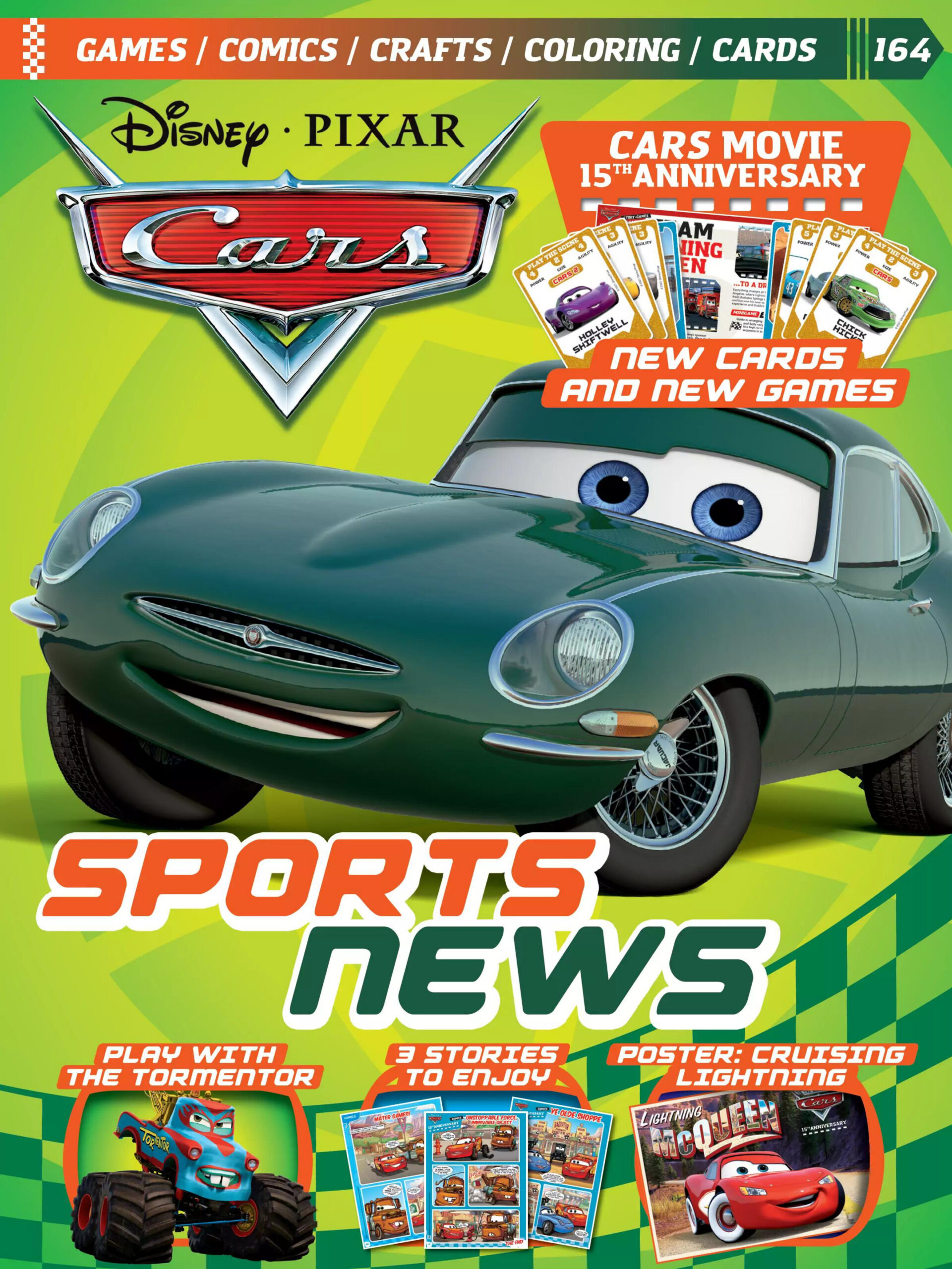 Disney Pixar Cars Magazine Issue 164 2026 Disney Pixar Cars Magazine Kitap Kapağı