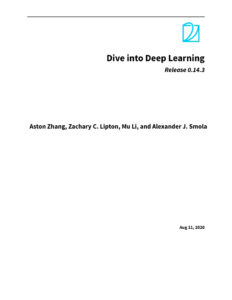 Dive into Deep Learning full book Kitap Kapağı