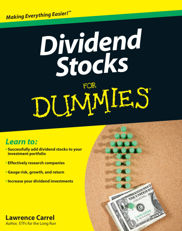 Dividend Stocks for Dummies Lawrence Carrel Kitap Kapağı