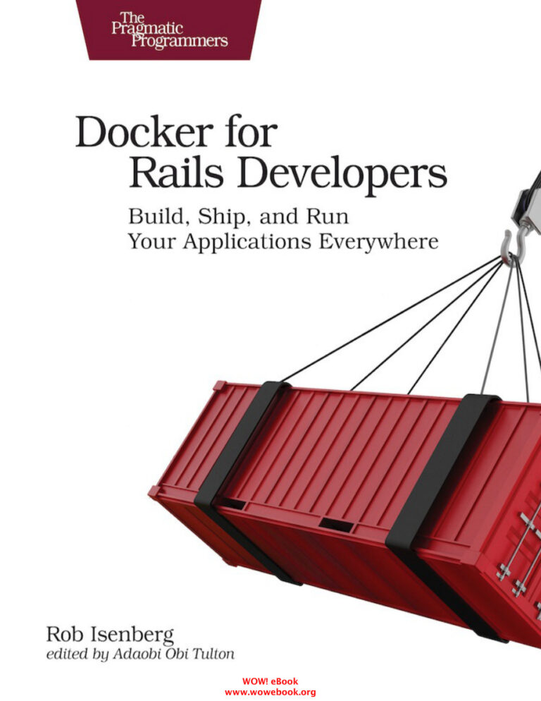 Docker for Rails Developers Kitap Kapağı