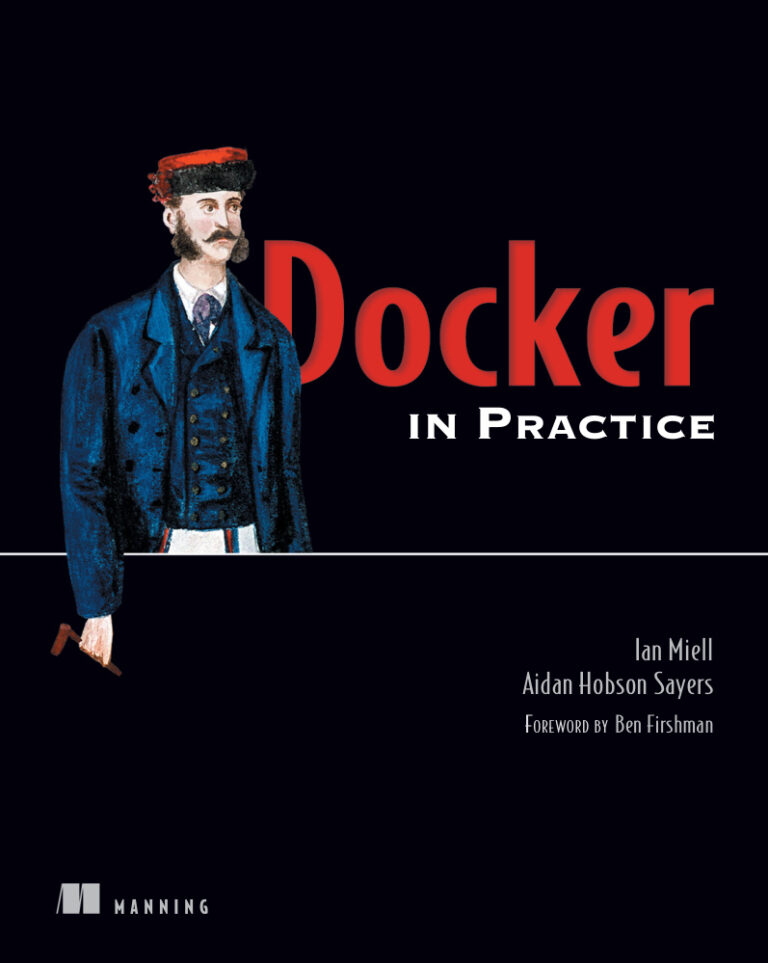Docker in Practice Ian Miell, Aidan Kitap Kapağı