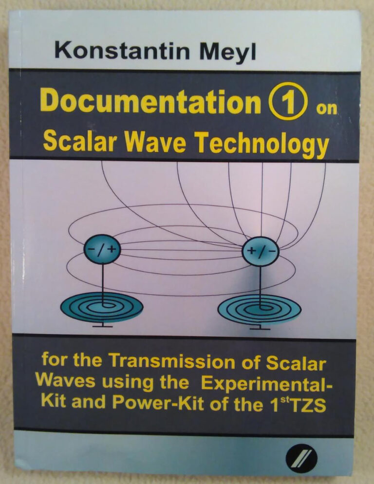Documentation on Scalar Wave Technology Konstantin meyl Kitap Kapağı
